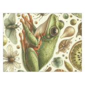 Frog Naadloze Waterverf Tafelkleed (Voorkant (Horizontaal))