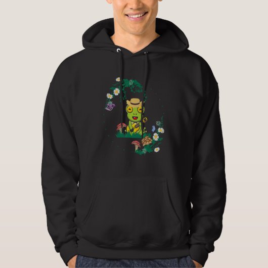 Frog Naturecore Forestcore Hoodie (Voorkant)