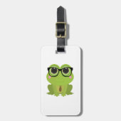 Frog Nerd Bagagelabel (Voorkant verticaal)