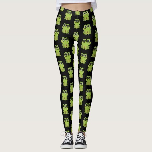 Frog Nerd Leggings (Voorkant)