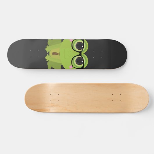 Frog Nerd Persoonlijk Skateboard (Horizontaal)
