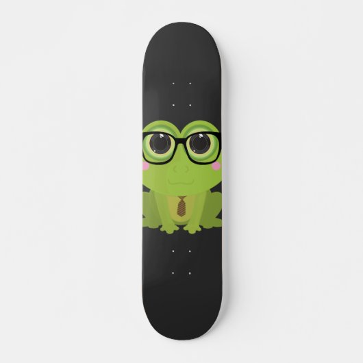 Frog Nerd Persoonlijk Skateboard (Voorkant)