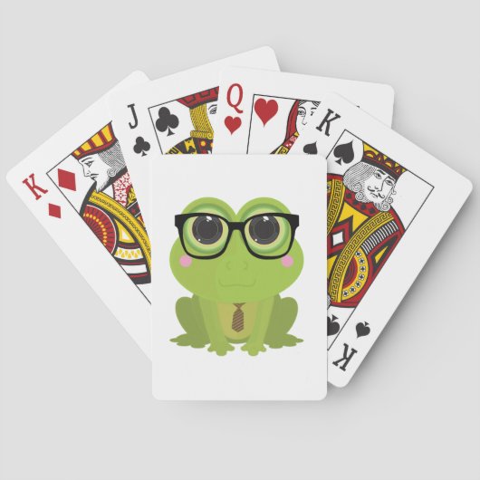 Frog Nerd Pokerkaarten (Achterkant)