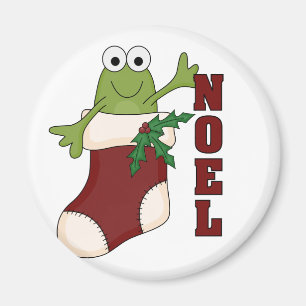 Frog Noel Holiday Tshirts en cadeaus Magneet