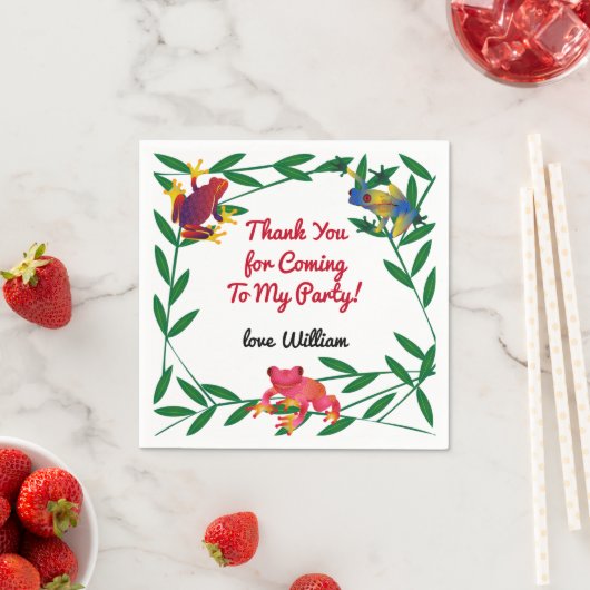 Frog Oerwoud Zoo Servet (Insitu)