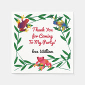 Frog Oerwoud Zoo Servet (Voorkant)