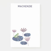 Frog on a Lily Leaf Personalized Post-it® Notes (Voorkant)
