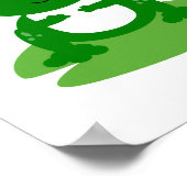 Frog On Lily Pad with Ladybug Nursery Wall Art Poster (Hoek)