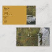 Frog On Rock Natuur Photography Visitekaartje (Voorkant / Achterkant)