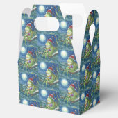 FROG OP LOG SANTA CHRISTMAS HOLIDAY FAVOR GIFT BOX BEDANKDOOSJES (Geopend)