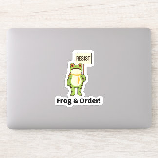 Frog & Orde! Weerstandssticker Sticker