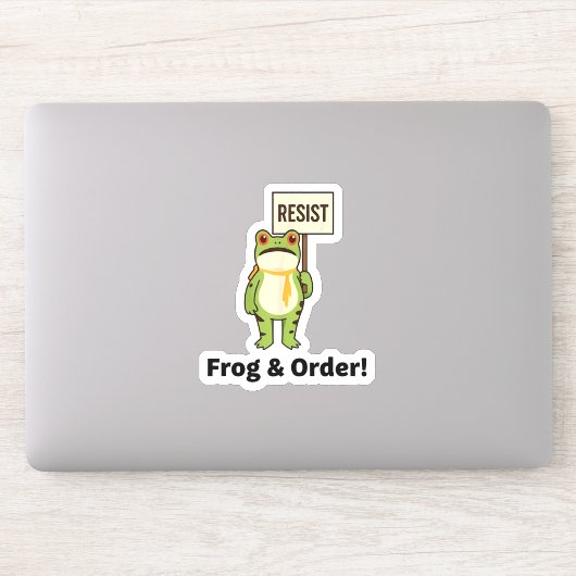 Frog & Orde! Weerstandssticker Sticker (Computer)