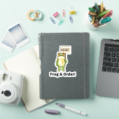 Frog & Orde! Weerstandssticker Sticker (iPad Cover)
