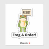 Frog & Order! Resist Sticker (Vel)