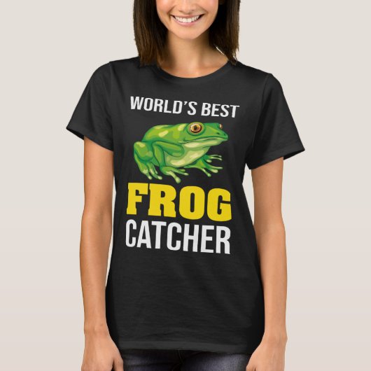 Frog Owners Frog Catching World s Best Frog Catche T-shirt (Voorkant)