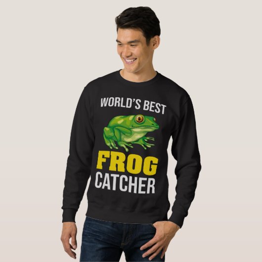 Frog Owners Frog Catching World s Best Frog Catche Trui (Voorkant volledig)