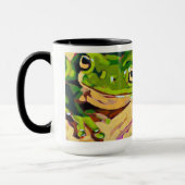 Frog Painting - Gift for Animal Lovers Mok (Links)
