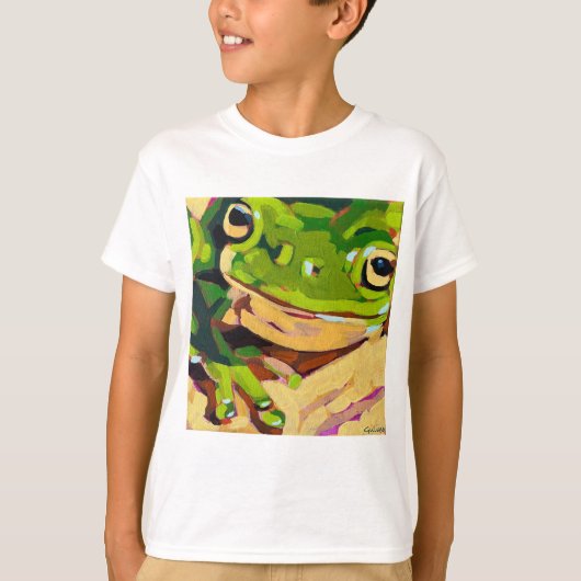 Frog Painting - Gift for Animal Lovers T-shirt (Voorkant)