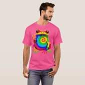 Frog Peace Hippie Stropdas-Dye Frog T-shirt (Voorkant volledig)