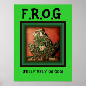 FROG Poster vertrouwt volledig op God (Voorkant)