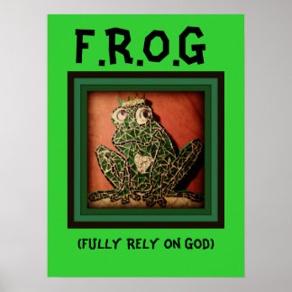 FROG Poster vertrouwt volledig op God