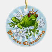 Frog Prince Charmante aangepaste ornamenten (Voorkant)
