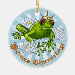 Frog Prince Charmante aangepaste ornamenten