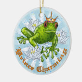 Frog Prince Charmante aangepaste ornamenten (Links)