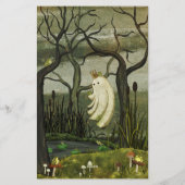 Frog Prince - Cute Ghost Lined Letter Writing Briefpapier (Achterkant)