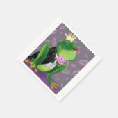 Frog Prince - Kus - Grappig Servet (Hoek)