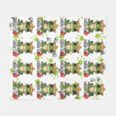 Frog Prince, kus me patroon Fleece Deken (Voorkant (Horizontaal))