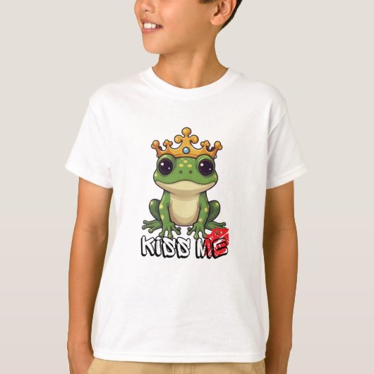 Frog Prince, kus me T-shirt (Voorkant)