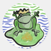 Frog Prince Valentijn Sticker (Voorkant)