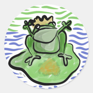 Frog Prince Valentijn Sticker