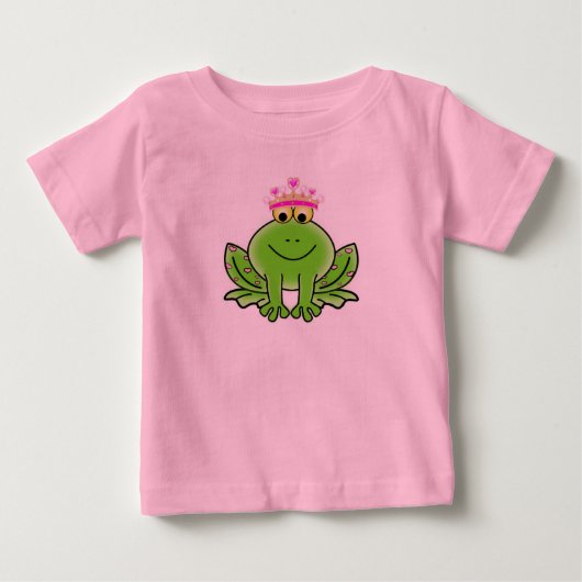 Frog Princess Baby Fine Jersey T-Shirt (Voorkant)