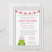 Frog Princess Baby shower Uitnodiging (Voorkant)