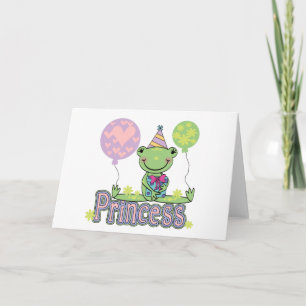 Frog Princess Birthday Tshirts en Gifts Kaart