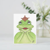 Frog Princess Briefkaart (Staand voorkant)