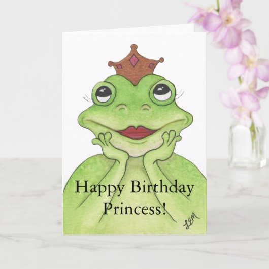 Frog Princess Kaart (Orchidee)