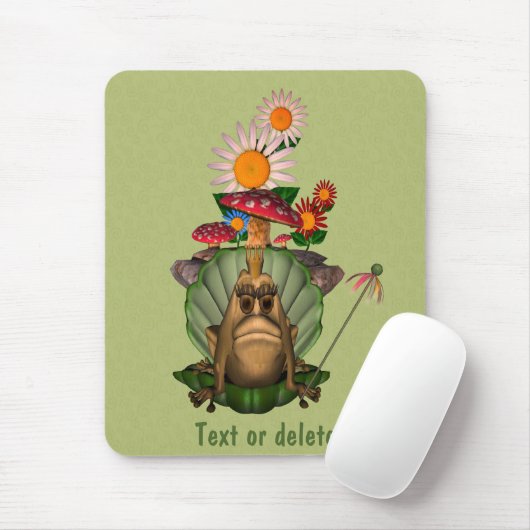 Frog Princess On Throne Personalized Muismat (Met muis)