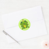 Frog Princess Ronde Sticker (Envelop)