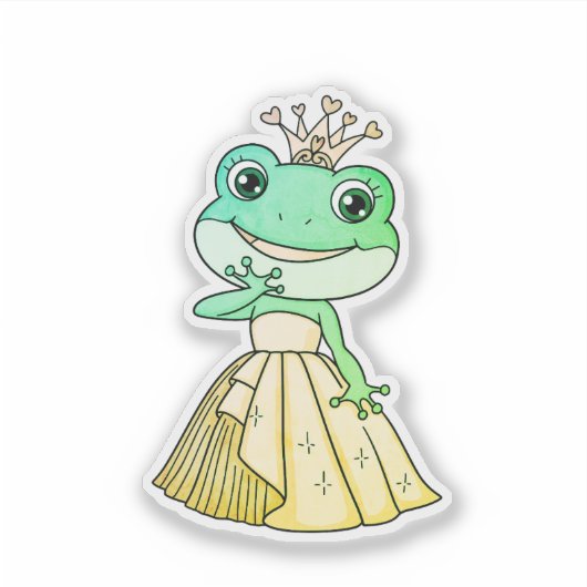 Frog Princess Sticker (Voorkant)