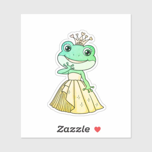Frog Princess Sticker (Vel)