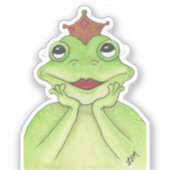 Frog Princess Sticker (Voorkant)