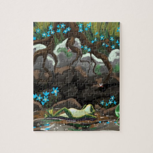 Frog Puzzle Legpuzzel (Verticaal)