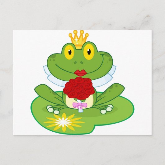 Frog Queen Briefkaart (Voorkant)