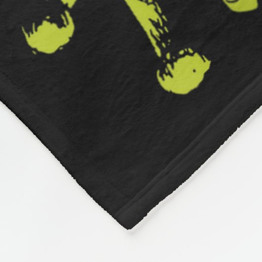 Frog Resist Cute Funny  Fleece Deken (Hoek)