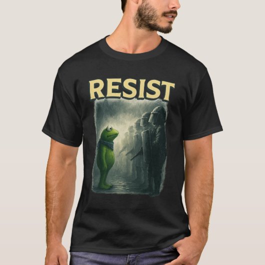 Frog Resist Portland Frog Protest T-Shirt (Voorkant)