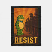 Frog Resist Rtland Frog Protest - Rtland Frog Acti Fleece Deken (Voorkant)