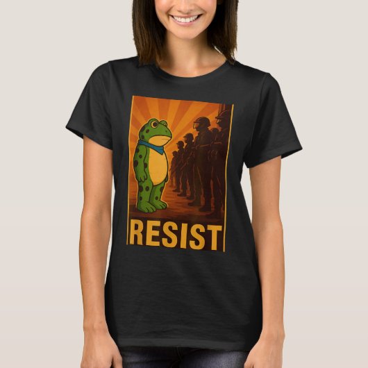 Frog Resist Rtland Frog Protest - Rtland Frog Acti T-shirt (Voorkant)